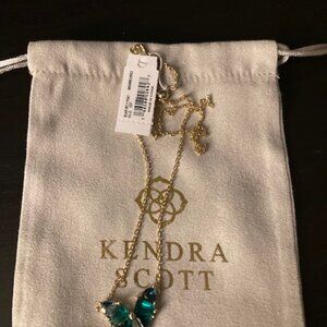 Kendra Scott Blue/Green Butterfly Necklace - NWT